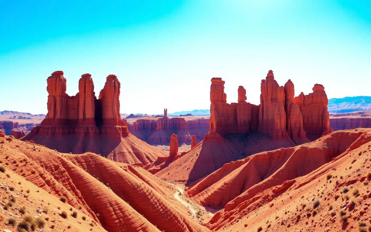 Cañón de Charyn, Valle de los Castillos