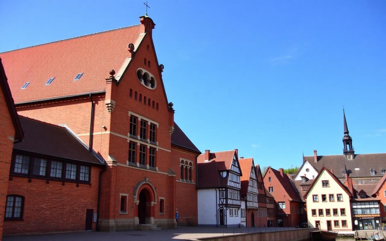 Casco antiguo de Toruń con arquitectura gótica