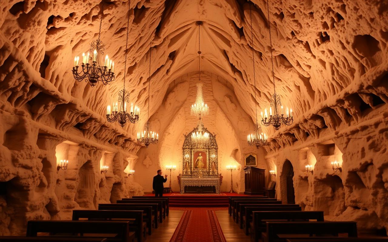 Capilla de Santa Kinga en la mina de sal de Wieliczka